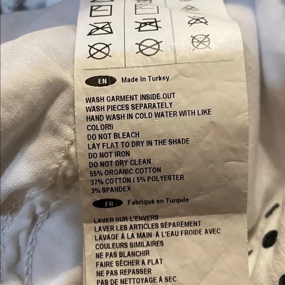 Joseph Ribkoff White and Black Polka Dot Jeans - Picture 7 of 7